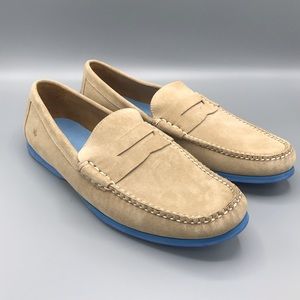 PETER MILLAR CAPE DECK SHOE DESERT KHAKI LOAFER